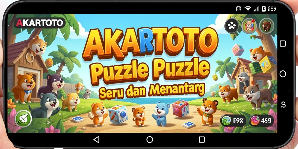 Screenshot gameplay yang menunjukkan tantangan puzzle menarik.