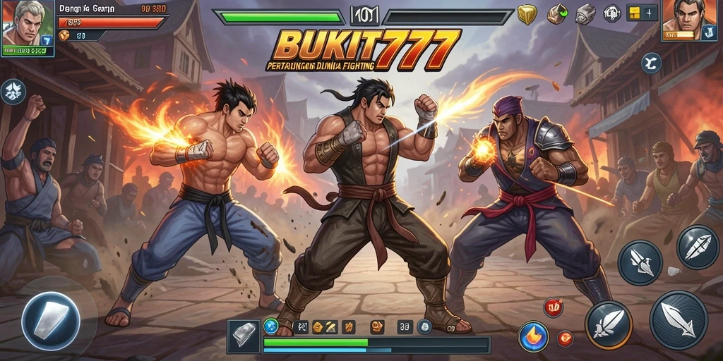 Tampilan gameplay seru dan menegangkan dari BUKIT777.