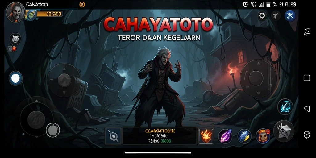 Tampak menakutkan dari gameplay CAHAYATOTO yang penuh dengan kegelapan.