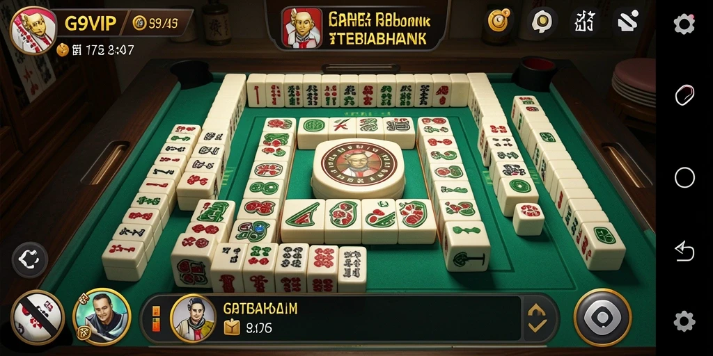 Tangkapan layar gameplay G9VIP yang menarik dari permainan Mahjong.