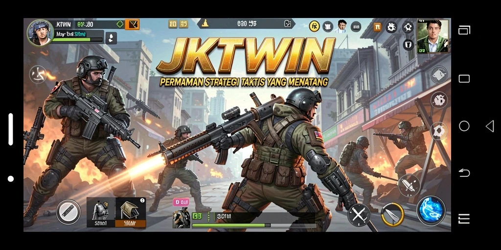 Tampilan gameplay menarik dalam JKTWIN yang menunjukkan strategi cerdas.