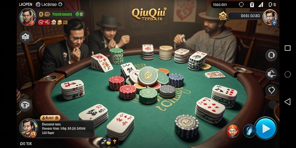 Screenshot LKOPEN yang menunjukkan serunya gameplay QiuQiu.