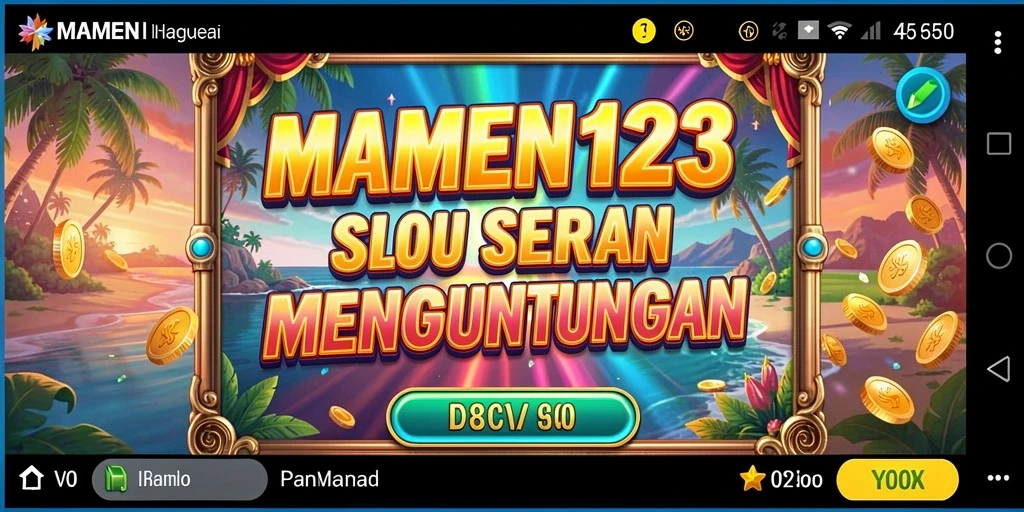 Tampilan gameplay MAMEN123 yang menarik dengan fitur slot yang mengasyikkan.