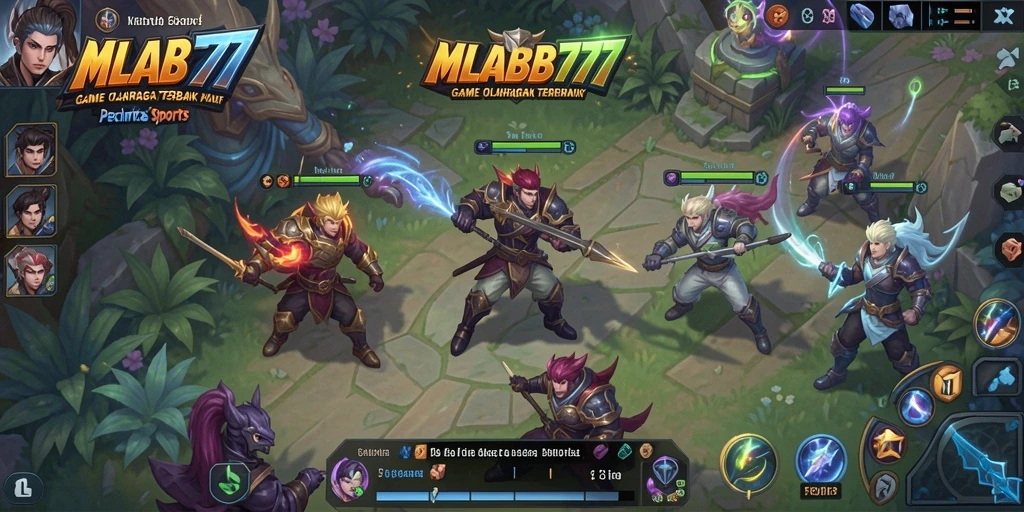 Tangkapan layar gameplay MLBB777 yang menunjukkan serunya pertandingan olahraga.