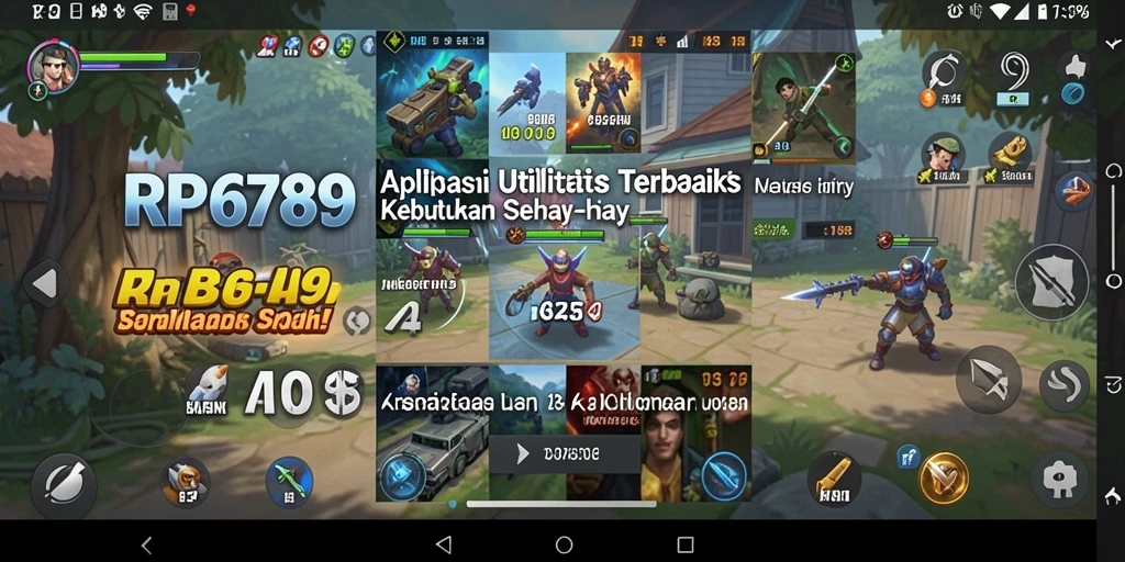 Tampilan antarmuka utama RP6789 dengan fitur utilitas yang lengkap.