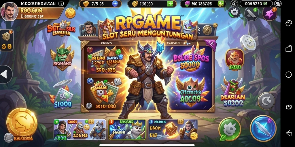 Tampilan gameplay RPGAME yang seru dan mengasyikkan.