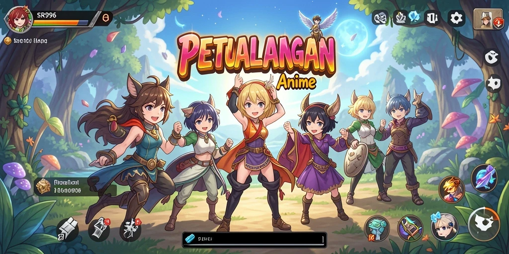 Tampilan screenshot SR996 yang menampilkan aksi seru dalam dunia Anime.