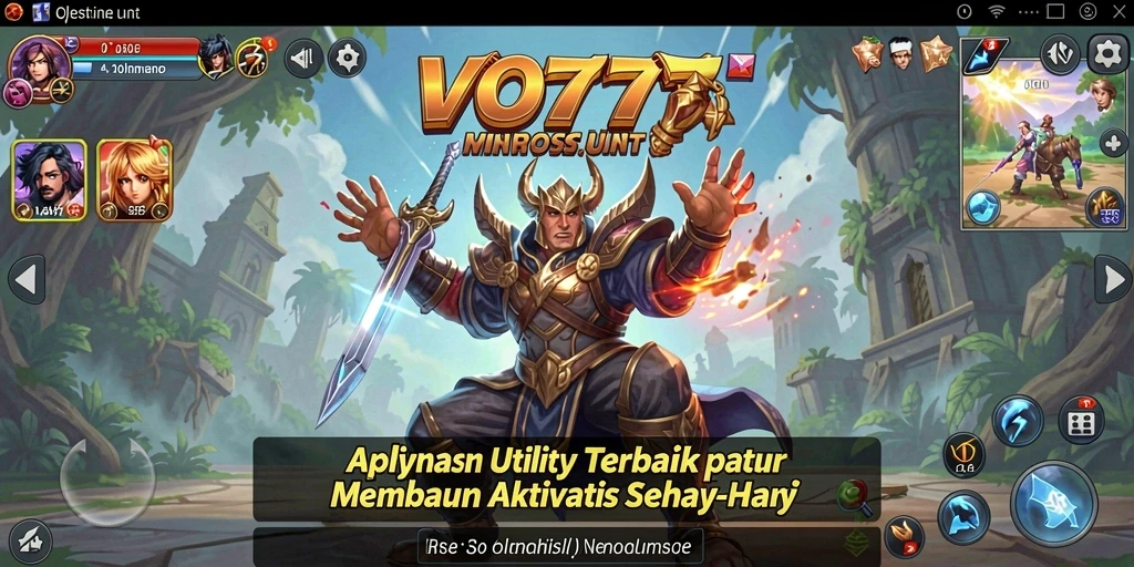 Tampilan antarmuka VO777 untuk pengaturan dan manajemen tugas.