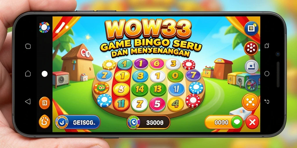 Screenshot gameplay WOW33 menampilkan suasana seru permainan Bingo.